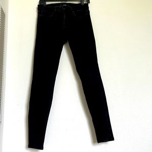 Joe’s jeans skinny black wash jeans